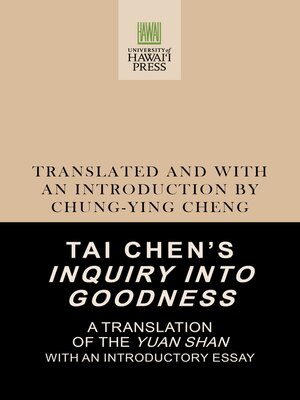 Tai Chen's Inquiry into Goodness - ebook